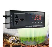M.J COMFY-LIFE Digital Reptile Thermostat Precise Temperature Controller for Aquariums Vivariums with LED Display Heating Cooling Mode for Snakes Bearded Dragons Tortoises