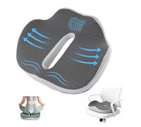 M.J COMFY-LIFE Donut Cushion for Hemorrhoid Coccyx Tailbone Pain Relief Pressure Cushion Memory Foam Pillow Back Seat Cushion for Office Chair Wheelchair Car Postpartum Pregnancy After Surgery