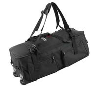 M.J COMFY-LIFE Foldable Rolling Duffel Bag with Wheels 122L Waterproof Wheeled Travel Backpack Carry On Overnight Suitcase for Camping Hiking Sports Gym Business Trips, Large Capacity Rolling Luggage