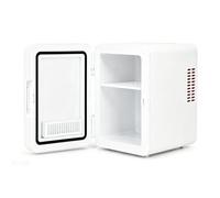M.J COMFY-LIFE Mini Fridge 4 Litre Cooler and Warmer | AC/DC | Small Fridge for Bedrooms, Car, Drinks, Skincare, Peptide, Travel | Portable Car Refrigerator for Home & Office (White)