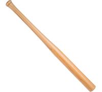 M.J COMFY-LIFE Professional Wooden Baseball Bat - Solid Hardwood Slugger for Training & Practice, Natural Brown Finish for Youth & Adult Players, Heavy Duty Outdoor Sports Bat (32inch)