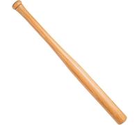 M.J COMFY-LIFE Professional Wooden Baseball Bat - Solid Hardwood Slugger for Training & Practice, Natural Brown Finish for Youth & Adult Players, Heavy Duty Outdoor Sports Bat (25inch)