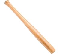 M.J COMFY-LIFE Professional Wooden Baseball Bat - Solid Hardwood Slugger for Training & Practice, Natural Brown Finish for Youth & Adult Players, Heavy Duty Outdoor Sports Bat (21inch)