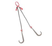 M.J COMFY-LIFE Trailer chain winch High-strength trailer hitch 1m hitch Trailer chain winch for recovery vehicles Trailer recovery assistance Off-road Winch Red