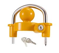 M.J COMFY-LIFE Universal Trailer Hitch Lock - Heavy Duty Trailer Lock & Hitch Lock for Caravan, Boat Trailer & Towing, Adjustable Universal Trailer Hitch Lock