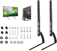 M.J COMFY-LIFE Universal TV Stand Legs for 26-42 Inch TVs, Height Adjustable Table Top TV Stand Base, VESA Compatible up to 300x300mm, Heavy Duty TV Feet Support up to 45kg