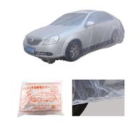 M.J COMFY-LIFE Universal Waterproof Car Cover - 12.5 x 21.7ft All-Weather Protection with Elastic Hem - Dustproof & UV-Resistant for Outdoor Use