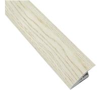 (M#j) Threshold Transition Strip - PVC Threshold Molding Trim | Adhesive Threshold Molding Trim, Floor Flat Divider Strip for Uneven Floors Heights