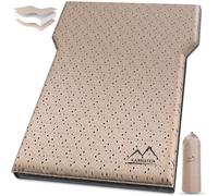 M KARMATER Car Air Mattress SUV Car Bed Camping - Extra Thick Memory Foam SUV Air Mattress, Car Sleeping Pad Self Inflating Car Camping Mattress for 2 Persons, Car Mattress for SUV with Storage Bag