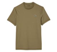 Lacoste Mens Stretch Jersey Slim Sports T-Shirt - Khaki - M - Khaki