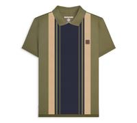 (M, Khaki) Lambretta Mens Classic Polo Short Sleeve Polo Shirt