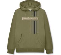 (M, Khaki) Lambretta Mens Stripe Hoodie