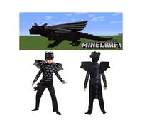 (M) Kid Dragon Ender Cosplay Jumpsuit Mask Party Fancy Gifts Halloween