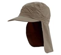(M-L, Pebble) Craghoppers Mens NosiLife III Logo Desert Hat