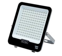 M Ledme - Napoli Plus 100W LED Floodlight, 12000 lumens, IP65 Dimmable, Warm Light (3000k), Outdoor Lighting. Use for Garden, patios, car Park, Hotel, Sheds etc.
