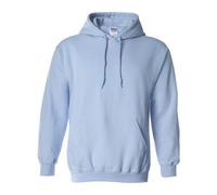 (M, Light Blue) Gildan Heavy Blend Adult Unisex Hooded Sweatshirt / Hoodie