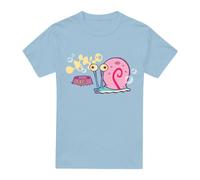 (M, Light Blue) SpongeBob SquarePants Mens Gary The Snail T-Shirt
