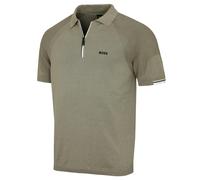 (M, Light/Pastel Green) Hugo Boss Mens 2026 Perform Moisture Wicking Ventilated Golf Polo Shirt