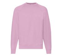 Fruit of the Loom Mens Raglan Sleeve Belcoro Sweatshirt (Light Pink) - Size Medium