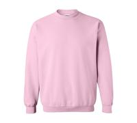GILDAN Men's 50/50 Adult Crewneck Sweatshirt, Pink (Light Pink), M UK
