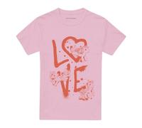 (M, Light Pink) My Little Pony Mens Love Graffiti T-Shirt
