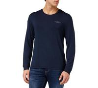 (M) Long-Sleeved Luxe Modal Lounge Top, Navy