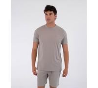 Hurley Low Tide Short Sleeve T-shirt Grey S Man