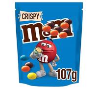 M & M Crispy Milk Chocolate Bites 107g (Pack of 2)