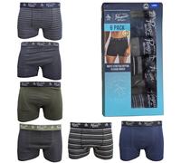 (M, M) Original Penguin Mens 6X Pack Boxer Trunks Stretch Cotton Rich Underwear Gift