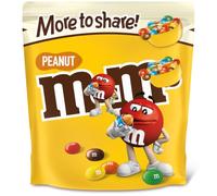 M&.M Peanut Milk Chocolate Sweets Pouch Bag 200g | Great for Sharing, Resealable Pouch,mms peanut chocolate sweets,M&M's