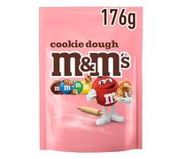 M&M’s Cookie Dough Milk Chocolate Crispy Centre Sweets Bag, 176g