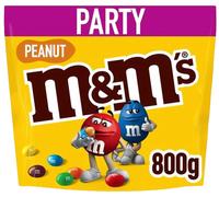 M&M's Peanut Chocolate Party Bulk Bag, Chocolate Gifts & Movie Night Snacks, 1kg