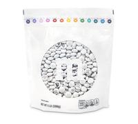 M&M’S WORLD Wedding Themed Milk Chocolate Candy - 5lbs Assorted Pre-designed Just Married, I Do Wedding Decoration White Wedding M&M'S Candy