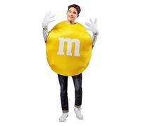 M & M Yellow Adult Costume One Size