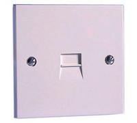 M masterplug Single Flush Secondary Telephone Extension Socket BT