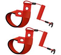 M MATI 2PCS Stop Kill Switch Safety Lanyard Band Tether Cord for all Honda Jet Ski Aquatrax F-12 F-15 R-12 ARX1200 ATX1200 ARX1500 ATX1500 36182-HW1-671