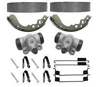 M MATI Front Brake Wheel Cylinders Shoes Springs Pins for Suzuki QuadRunner 250 LT-F250 LT-4WD LT-F250F 2x4 4x4 54540-19B00 54540-19B10 54400-19830
