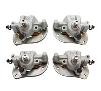 M MATI Front & Rear Brake Calipers for Yamaha ATV 2009-2014 Grizzly 550 YFM550 2007-2020 Grizzly 700 YFM700 with Pads 3B4-2580T 3B4-2580U 3B4-2580V 3B4-2580W