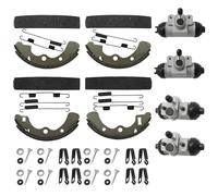 M MATI Wheel Cylinder Brake Shoe Front Rear All for Kawasaki Mule 3000 3010 3020 4000 4010 KAF620 KAF950 Diesel 2001-2021 43092-1053 43092-1054 41048-1132 41048-1133