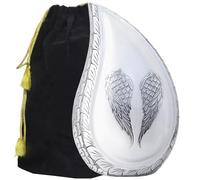 M MEILINXU White Angel Wings Urns for Human Ashes Adult Female, Full Size