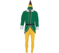 (M) Mens Elf Costume Buddy Costume Christmas ELF Cosplay Full Set Costumes