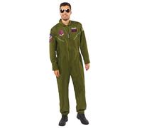 (M) Men's Top Gun jumpsuit costume