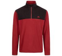 (M, Merlot) Trespass Men's 1/2 Zip Neck Fleece - Curtiston