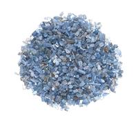 M METERXITY 0.22lb/100g Assorted Tumbled Chips Stone, 5-7 mm Crushed Crystal Quartz Pieces for Vases Filler/Aquarium/Succulent Plants Decor, Irregular Shaped Stones [Dark Blue]