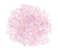 M METERXITY 0.22lb/100g Assorted Tumbled Chips Stone, 5-7 mm Crushed Crystal Quartz Pieces for Vases Filler/Aquarium/Succulent Plants Decor, Irregular Shaped Stones [Purple White]