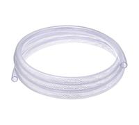 M METERXITY 1/2" ID Heavy Duty Clear PVC Hose | 10 ft Braided Reinforced Tubing for High Pressure Water, Air, Oil Lines | Burst & Twist Resistant | Home Brew, Pump, Industrial Use