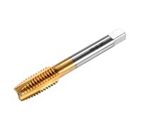M METERXITY 1-Pack 1/2-13 UNC Thread Tap, HSS Titanium Coated 85mm Length Straight Flute Right Hand Thread Screw Tapping Tool for Drilling/Milling Machines/CNC Machine Tools