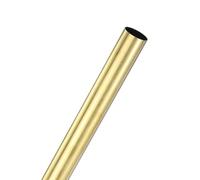 M METERXITY 1-Pack 200mm Brass Round Tube, 18mm OD 0.5mm Wall Thickness H65 Brass Seamless Tubing for Construction/Machining/DIY Crafting, Metal Straight Pipe [0.71x0.02x8 in]