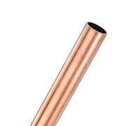 M METERXITY 1-Pack 200mm Copper Round Tube, 14mm OD 1mm Wall Thickness Copper Seamless Tubing for Construction/Machining/DIY Crafting, Metal Straight Pipe [0.55x0.04x7.87IN]