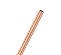 M METERXITY 1-Pack 250mm Brass Round Tube, 10mm OD 0.5mm Wall Thickness H65 Brass Seamless Tubing for Construction/Machining/DIY Crafting, Metal Straight Pipe [0.39x0.02x9.8IN]